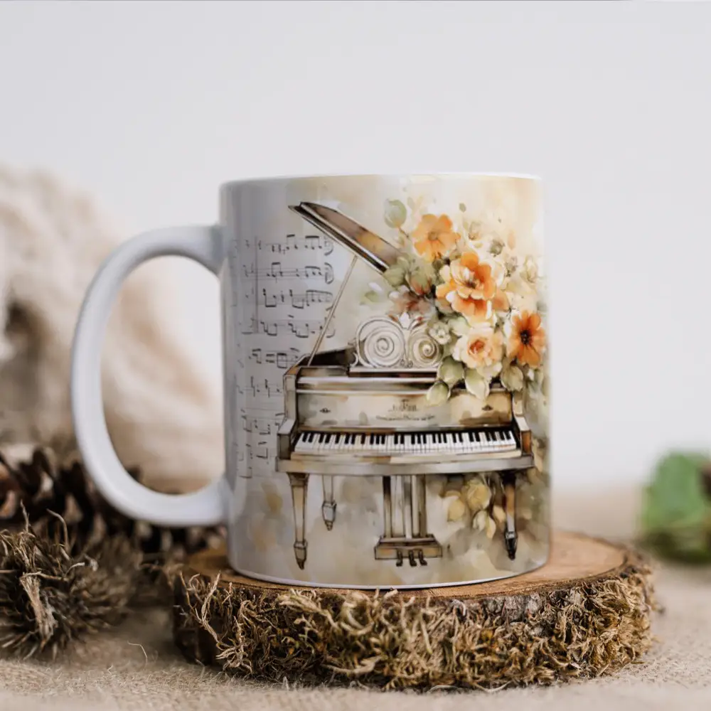 Music Theme Ceramic Mug
