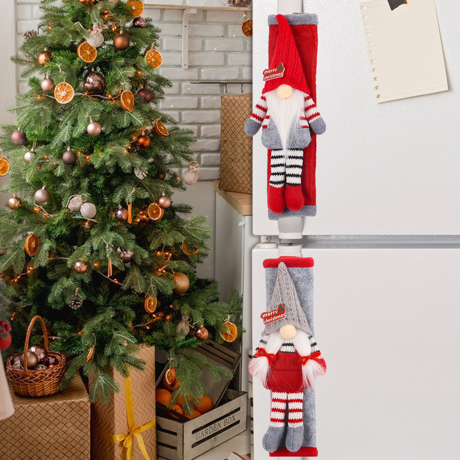 Christmas Refrigerator Decoration By Handle Suit