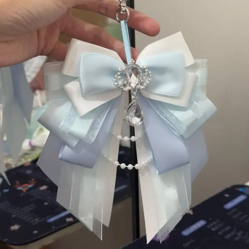 Original Backpack Charm Support Bow Ribbon Brooch