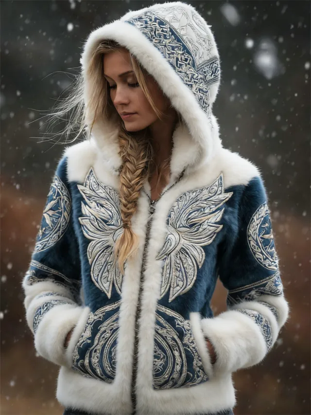 3D Digital Print Fashionable Retro New Zip Up Hoodie For FallWinter Dz 259372 Xl - Shop at LoveMi
