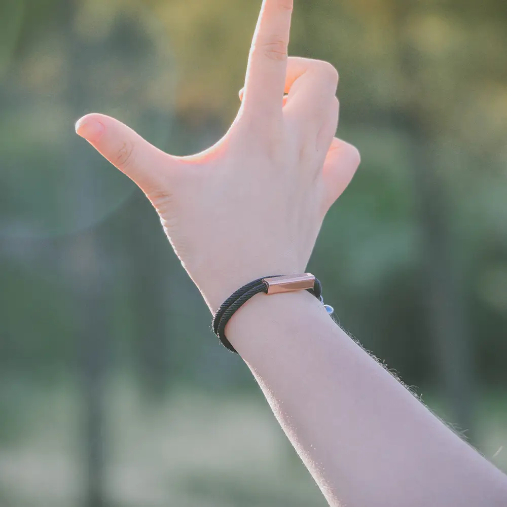 Stainless Steel Magnet Attractive Couple Bracelet Pair