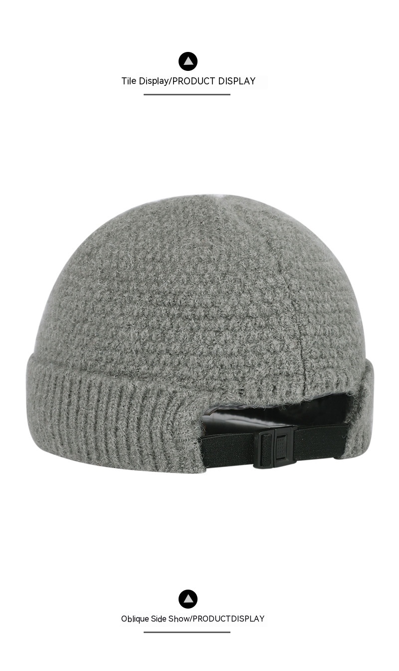 Outdoor Autumn And Winter Warm Hemming Knitted Woolen Cap — foto 14