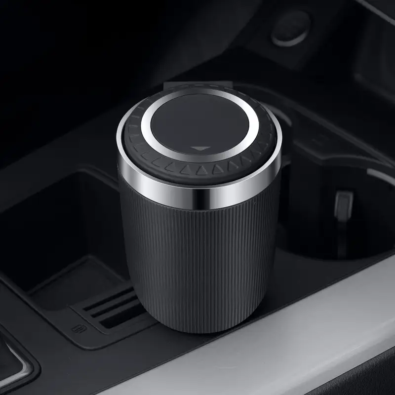 Car Ashtray With Cover For Home And Car With LED Light