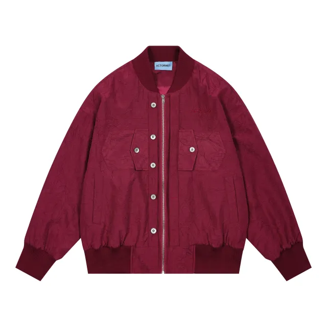 Autumn Leisure Street All match Design Sweater Red - Shop at LoveMi