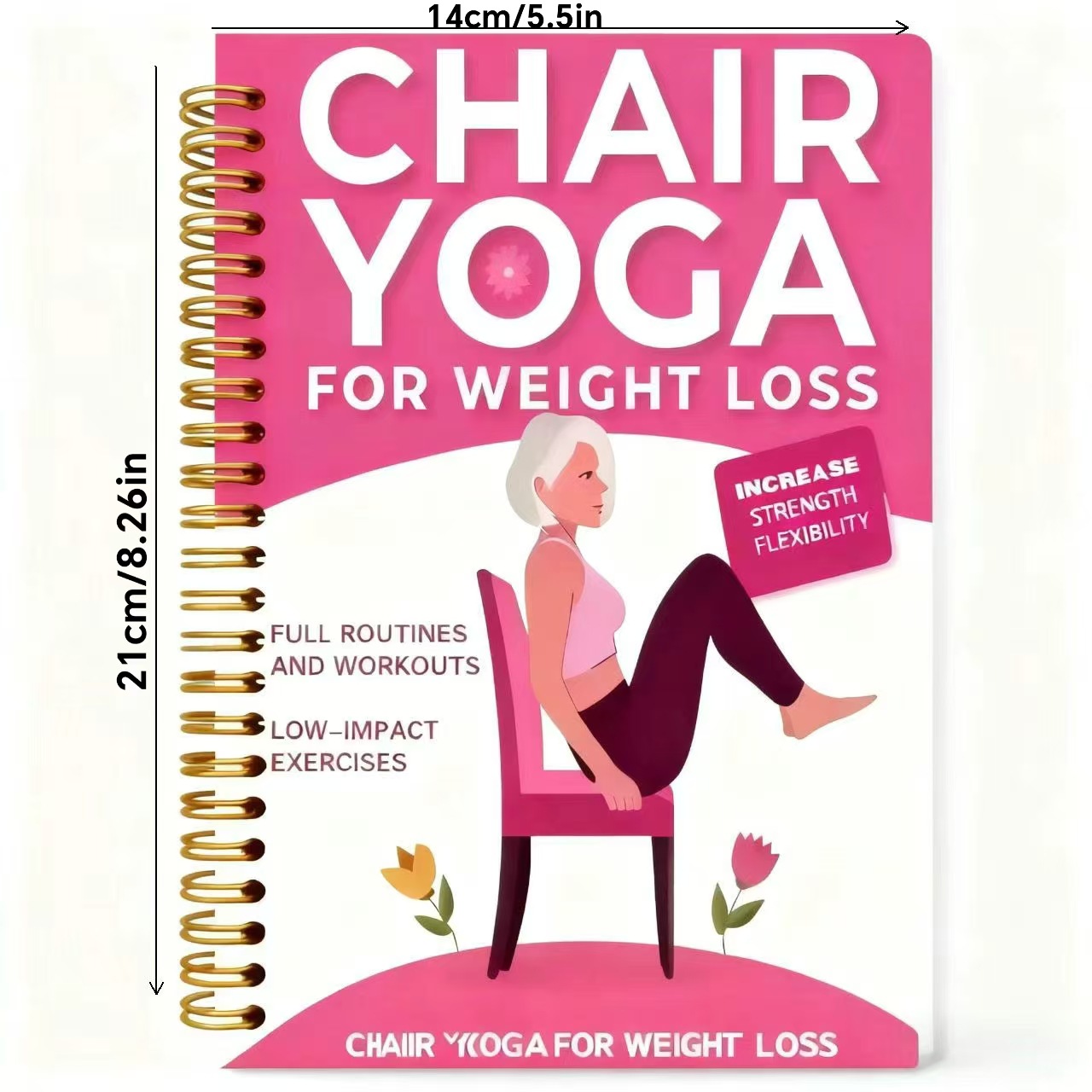 Yoga Training Guide Planner Notebook Coil-Bound Journal
