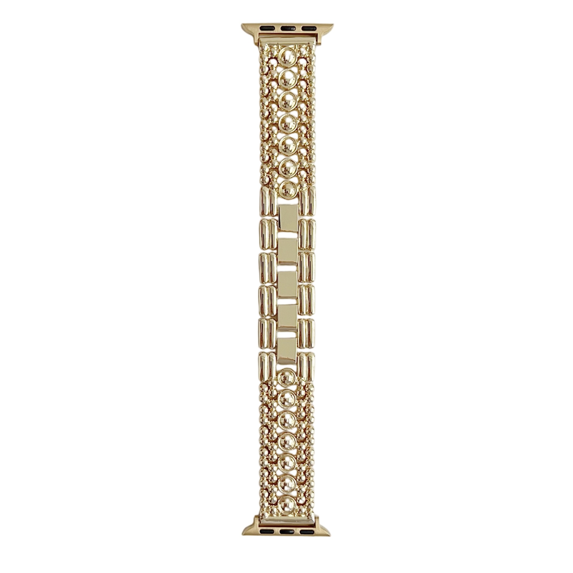 Five-bead Round Metal Watch Strap 4