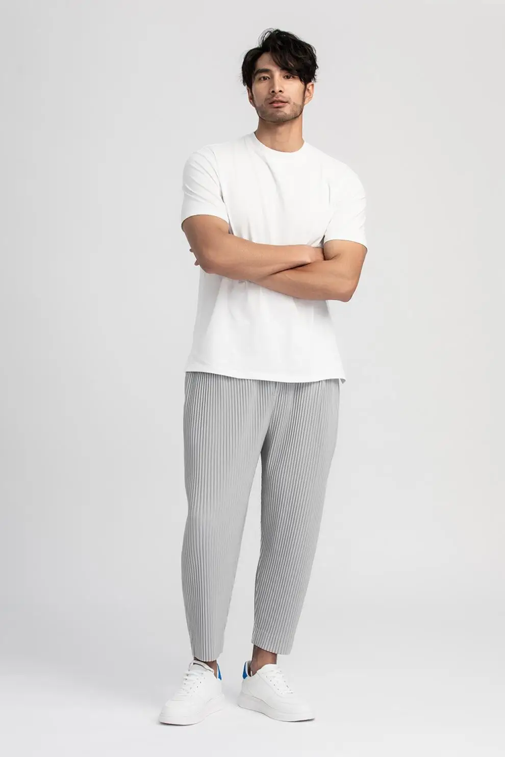 Title 2, Mens Loose Drawstring Casual Straight Trousers...