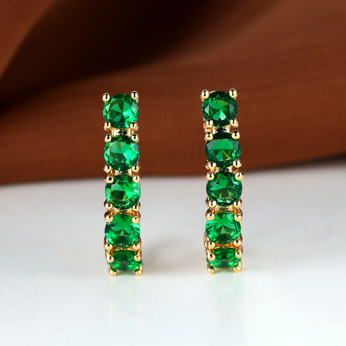 Micro-pave Zircon Ear Clips For Women Niche Minimalist And Versatile