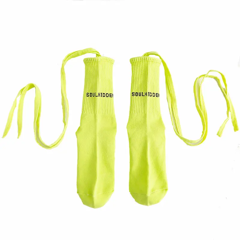 Autumn And Winter Cross Strap Socks Female Ins Eye-catching Fashion