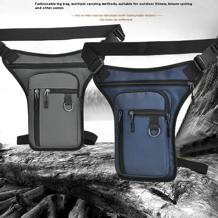 Men's Waist And Leg Bag Multi-functional Waterproof