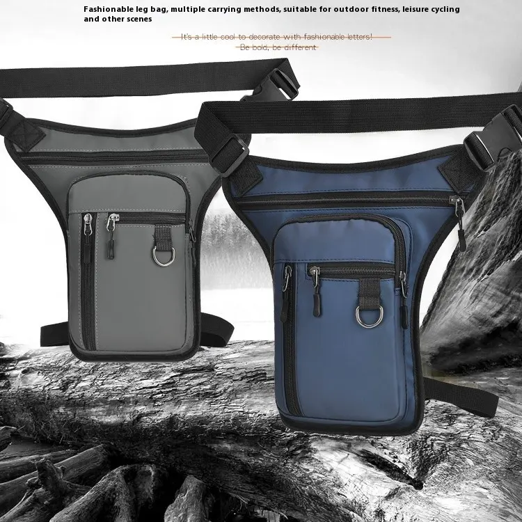 Men's Waist and Leg Bag Multi-functional Waterproof Shoulder
