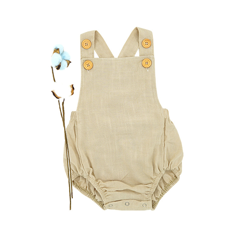 Title 9, Solid Color Linen Boy Gentleman Suspender Bodys...