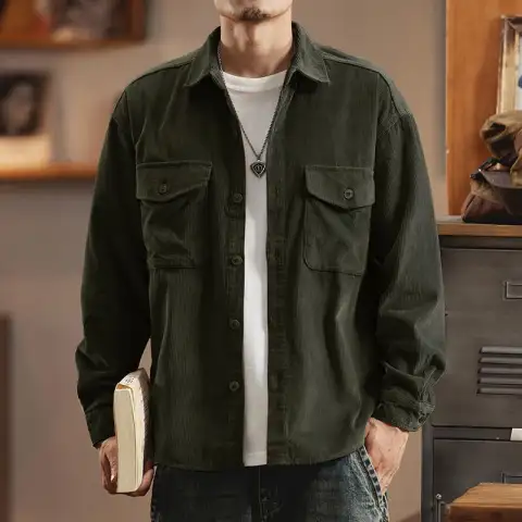 American Retro Heavyweight Work Jacket for Men