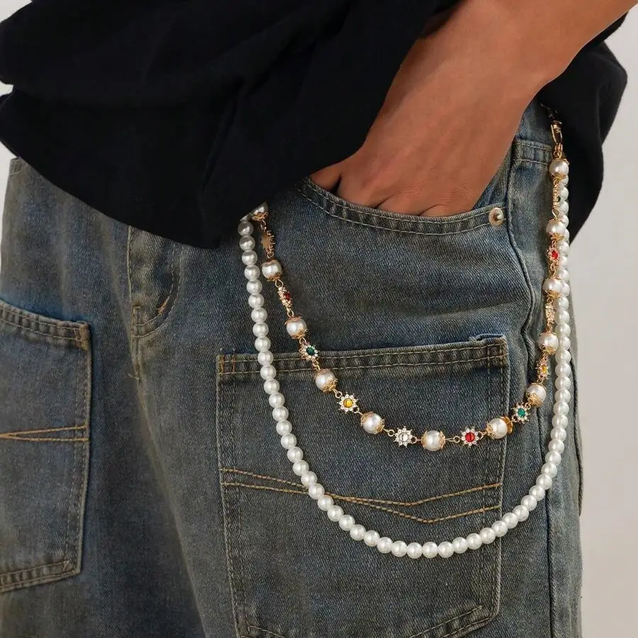 Women's Versatile Double Layer Metal Waist Chain