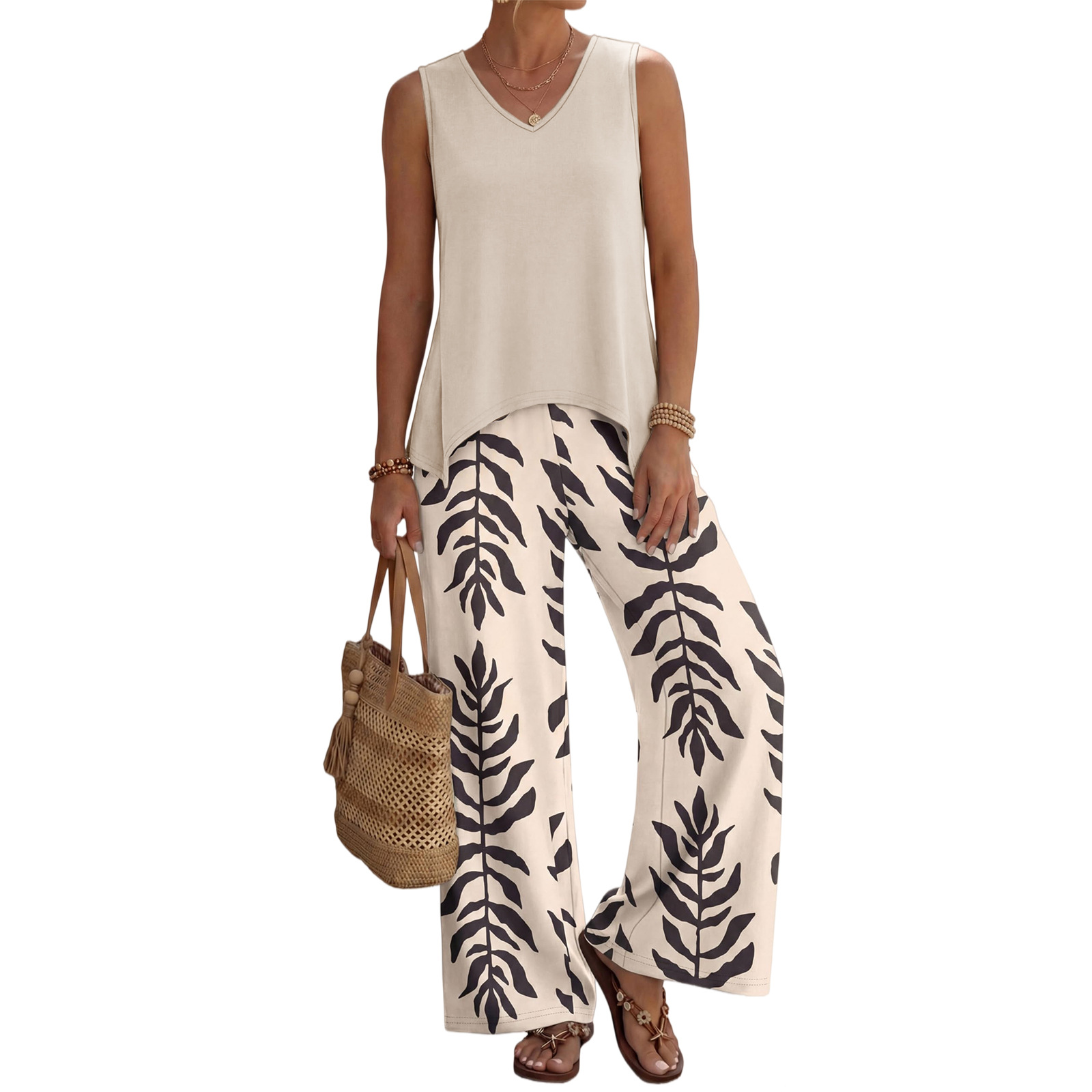 New Printed Vest And Pants Two-piece Set 106863e9 6dd0 4a93 A59d 94baa3aa9d0c