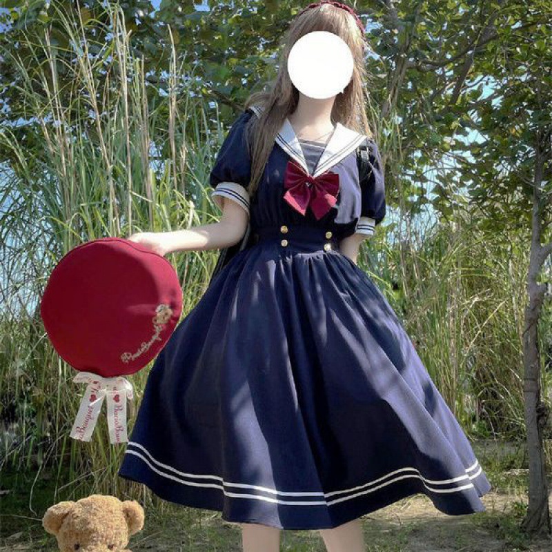 Bow Cinched Slimming Short Sleeves Dress Women