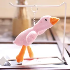 Fashion Bag Ornaments Doll Keychain - Pink - View 1