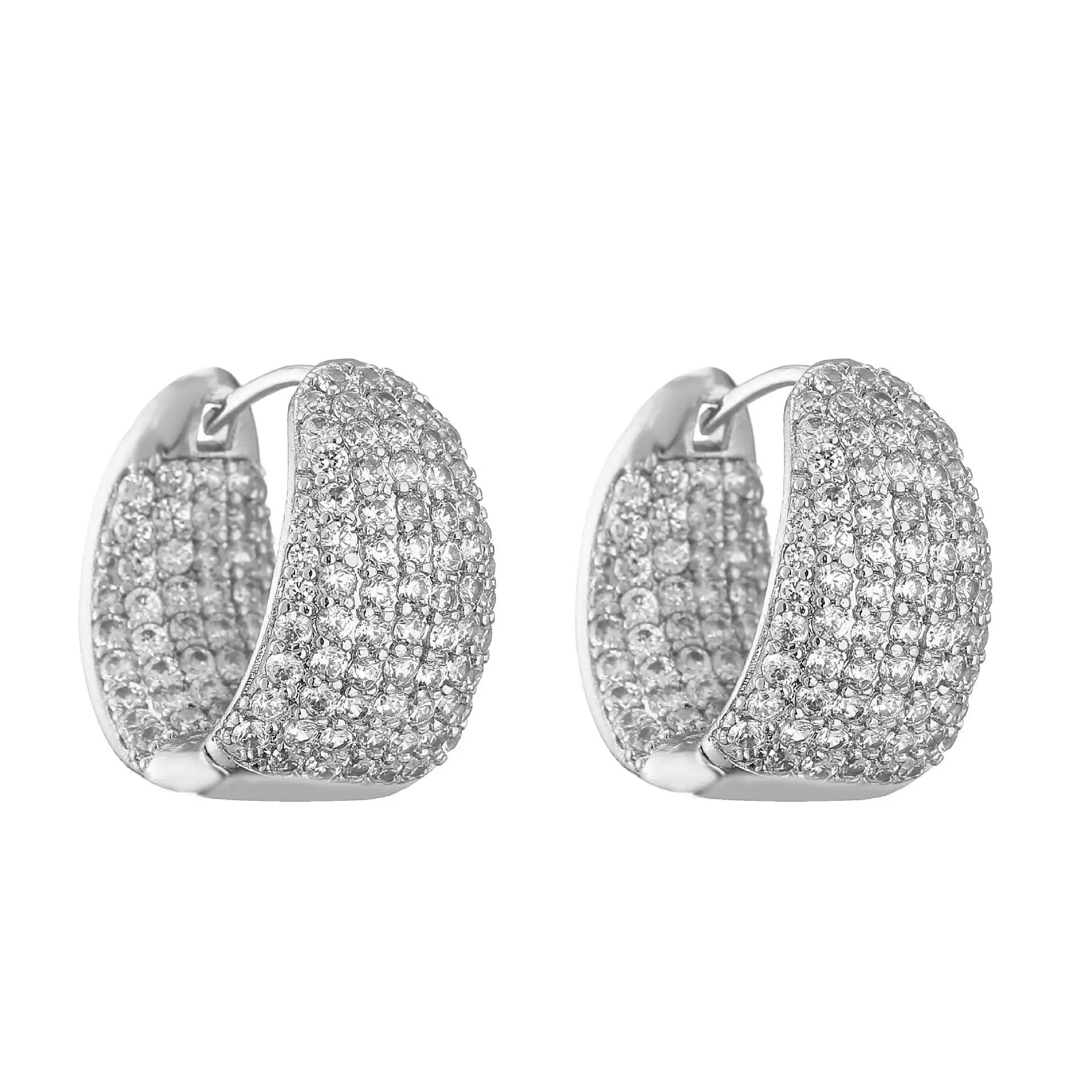 Fashion Luxury Drop Shape Round Earrings