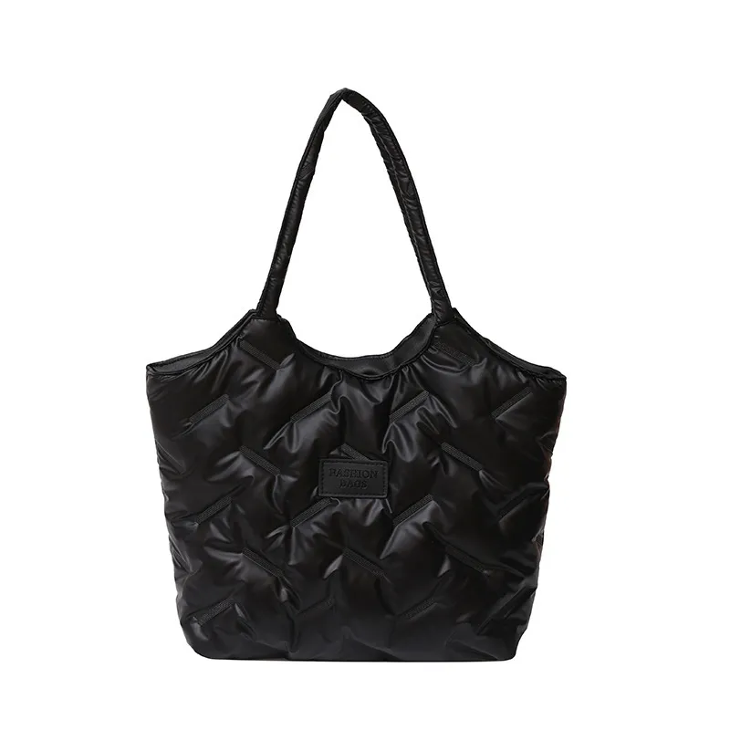Down Shoulder Handbag For Women - Black