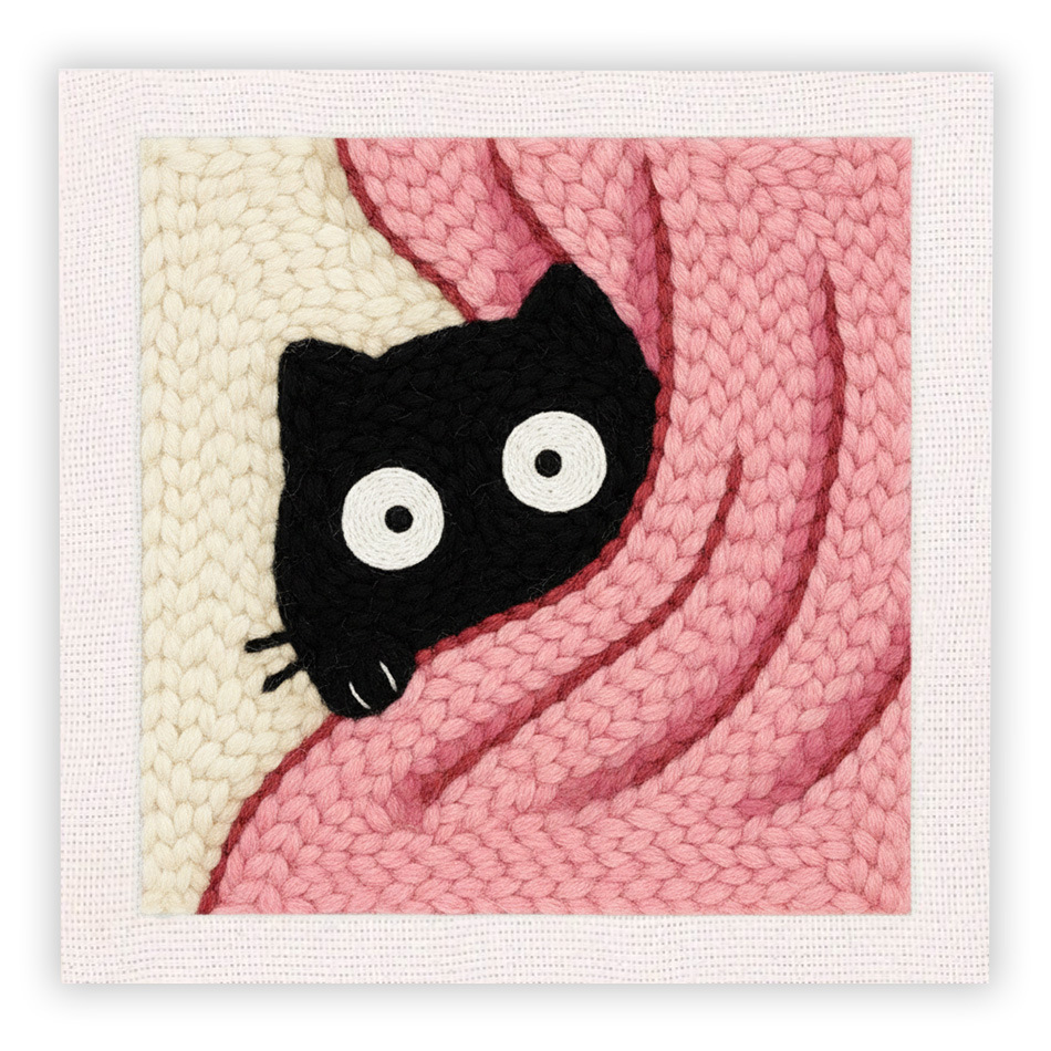 Square Poke-and-pop Craft DIY Kit