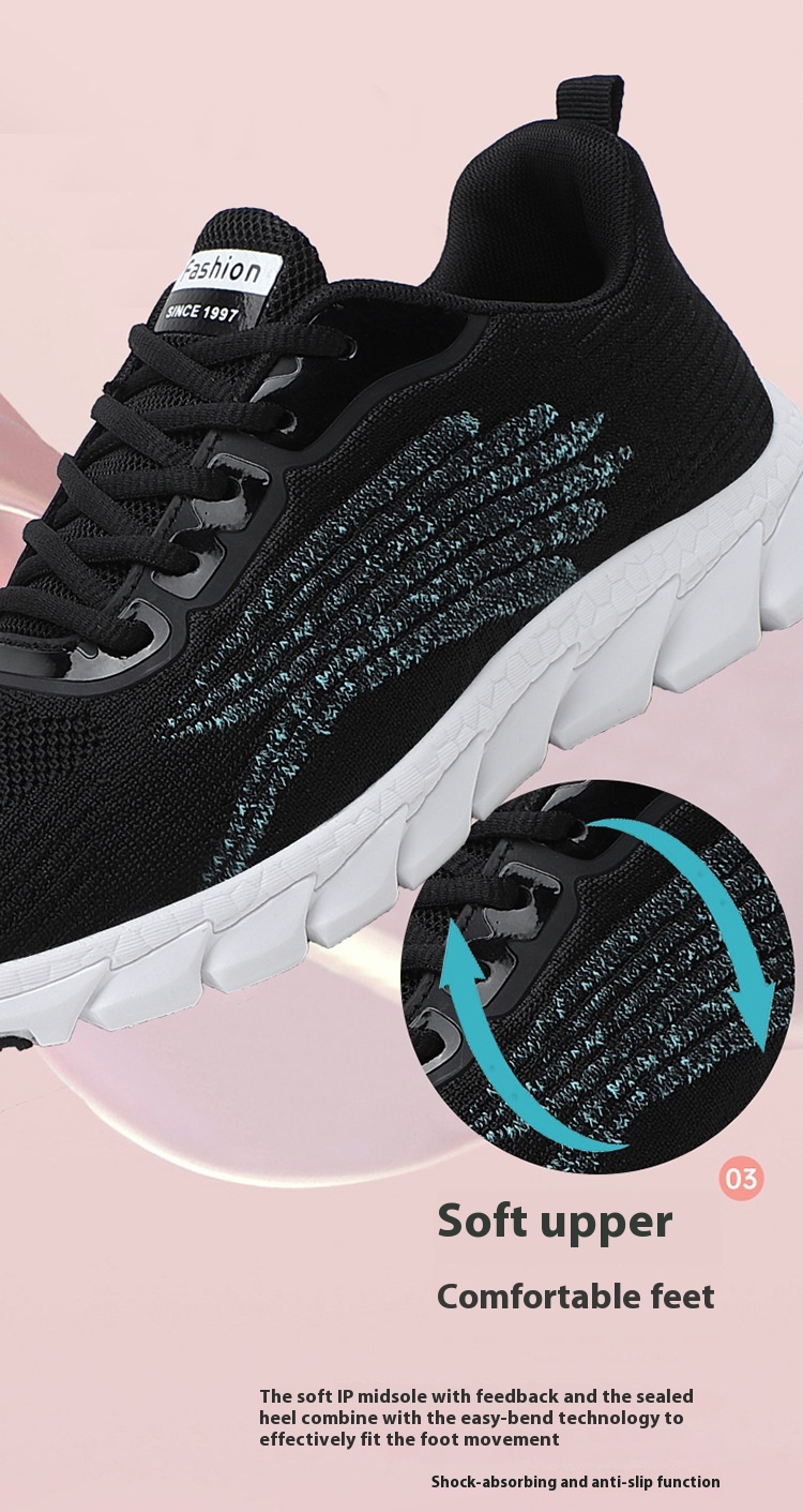 Comfortable Light Running Casual Flat Shoes Sneaker - Image 8