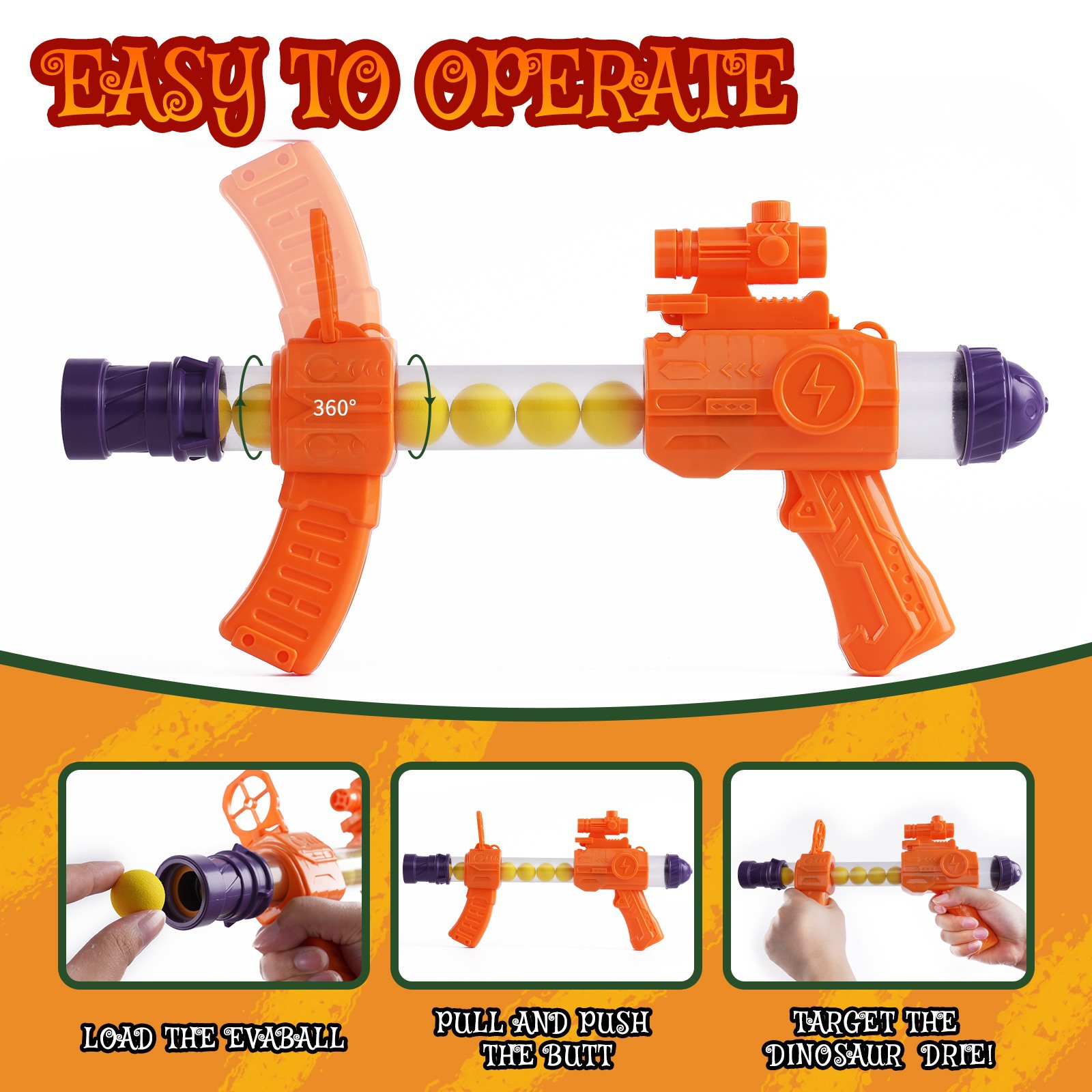 Halloween Pumpkin Electronic Scoring Target Toy - Image 9