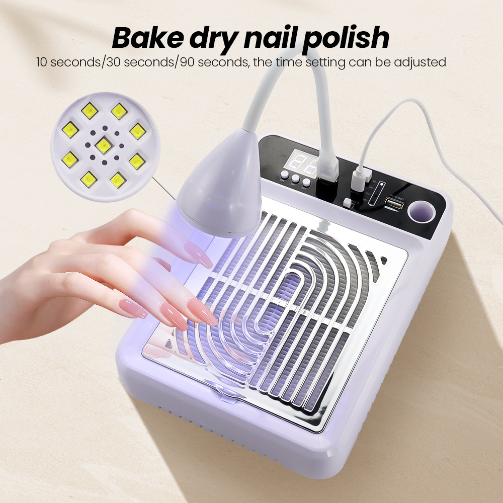 Multifunctional Nail Dust Collector For Desktop - imagen 1