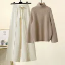 Khaki Sweater Beige Pants