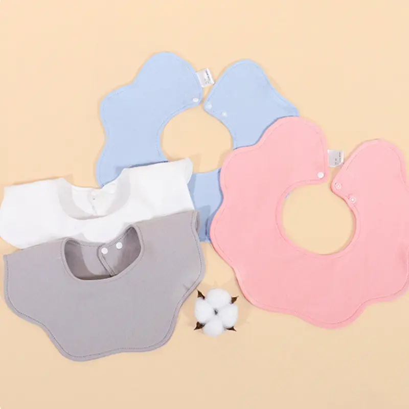 Bibs For Babies Pure Cotton Knitted Newborn
