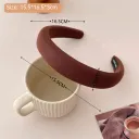 4 Brown Striped Hair Band