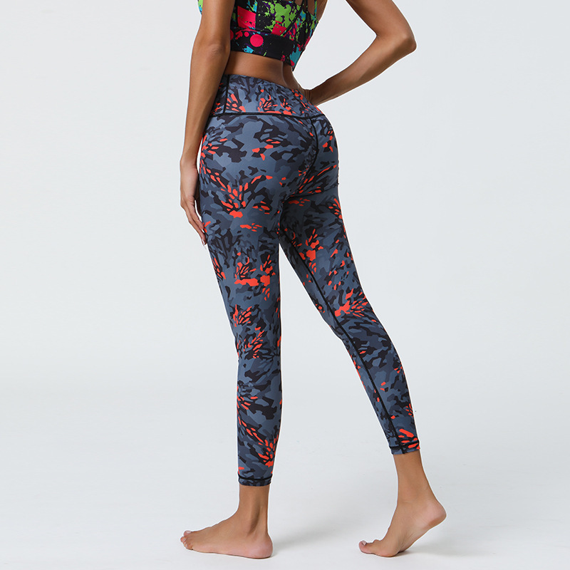 New Womens Printed Yoga Leggings 2