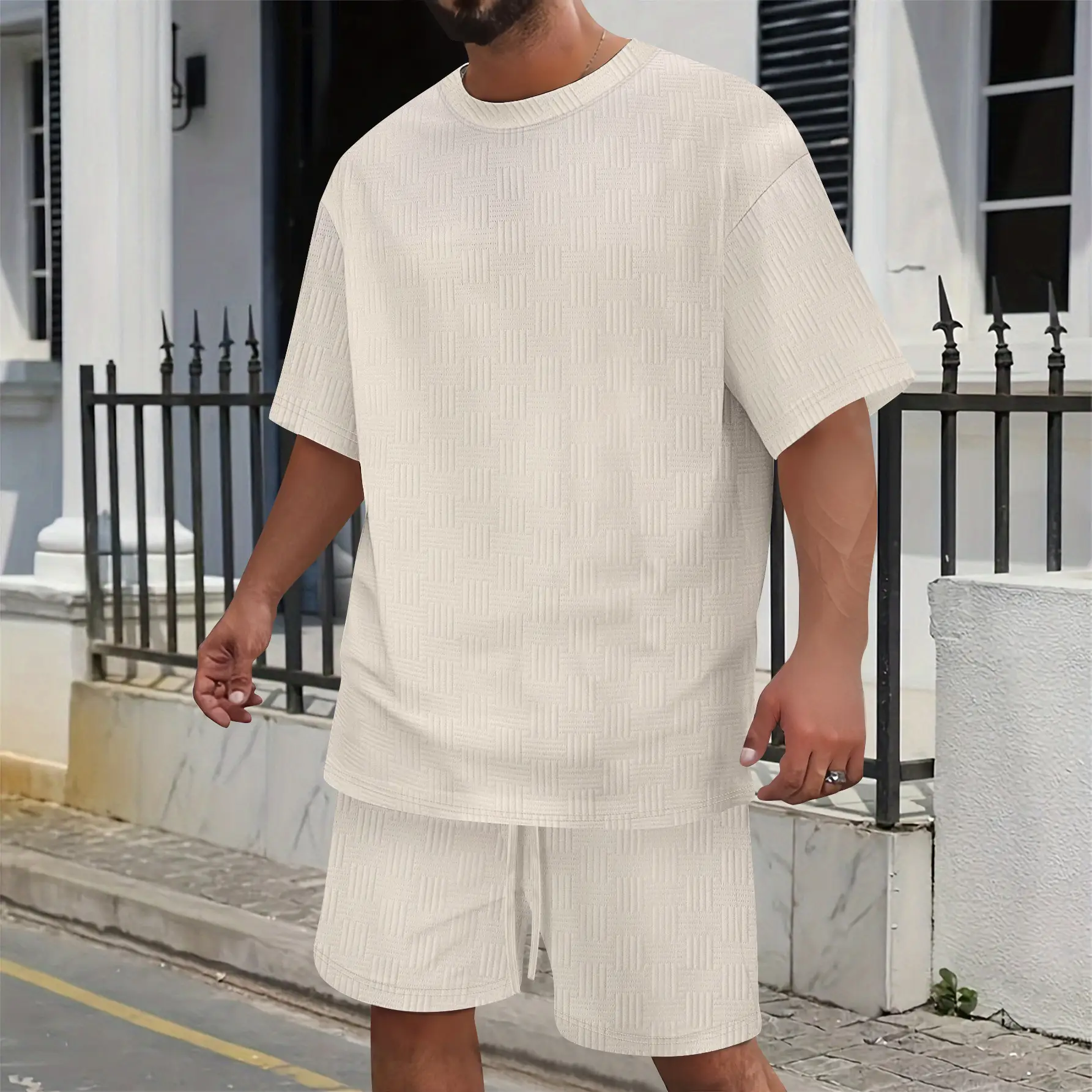 Men's T-shirt Shorts Casual Suit