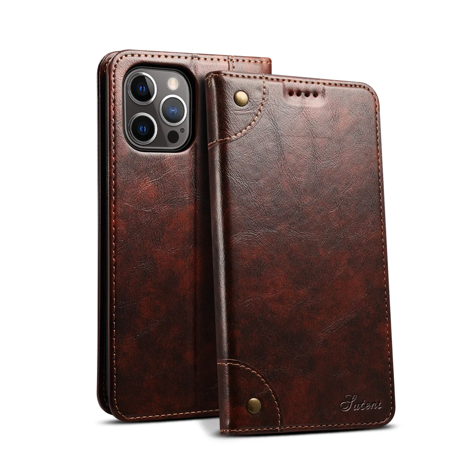 Phone Case Flip Magnetic Card Holster Protective
