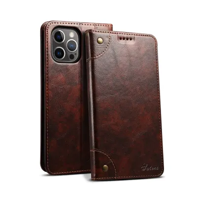 Phone Case Flip Magnetic Card Holster Protective Leather Case