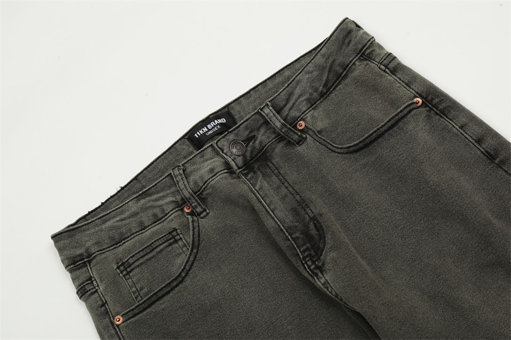 Men's Fashion Slit Frayed Casual Pants