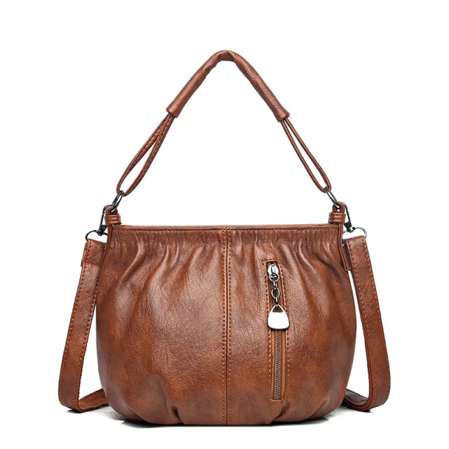 Women's Handbag Vintage Shoulder Large capacity Crossbody Bag Brown - Shop at LoveMi