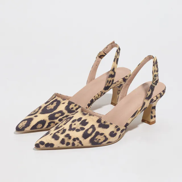 Pointed toe Closed Back open Sandals For Women Summer Apricot - Shop at LoveMi