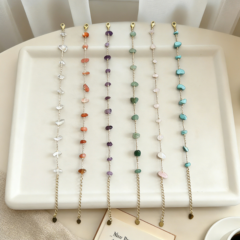 Natural Crushed Stone Turquoise Bracelet