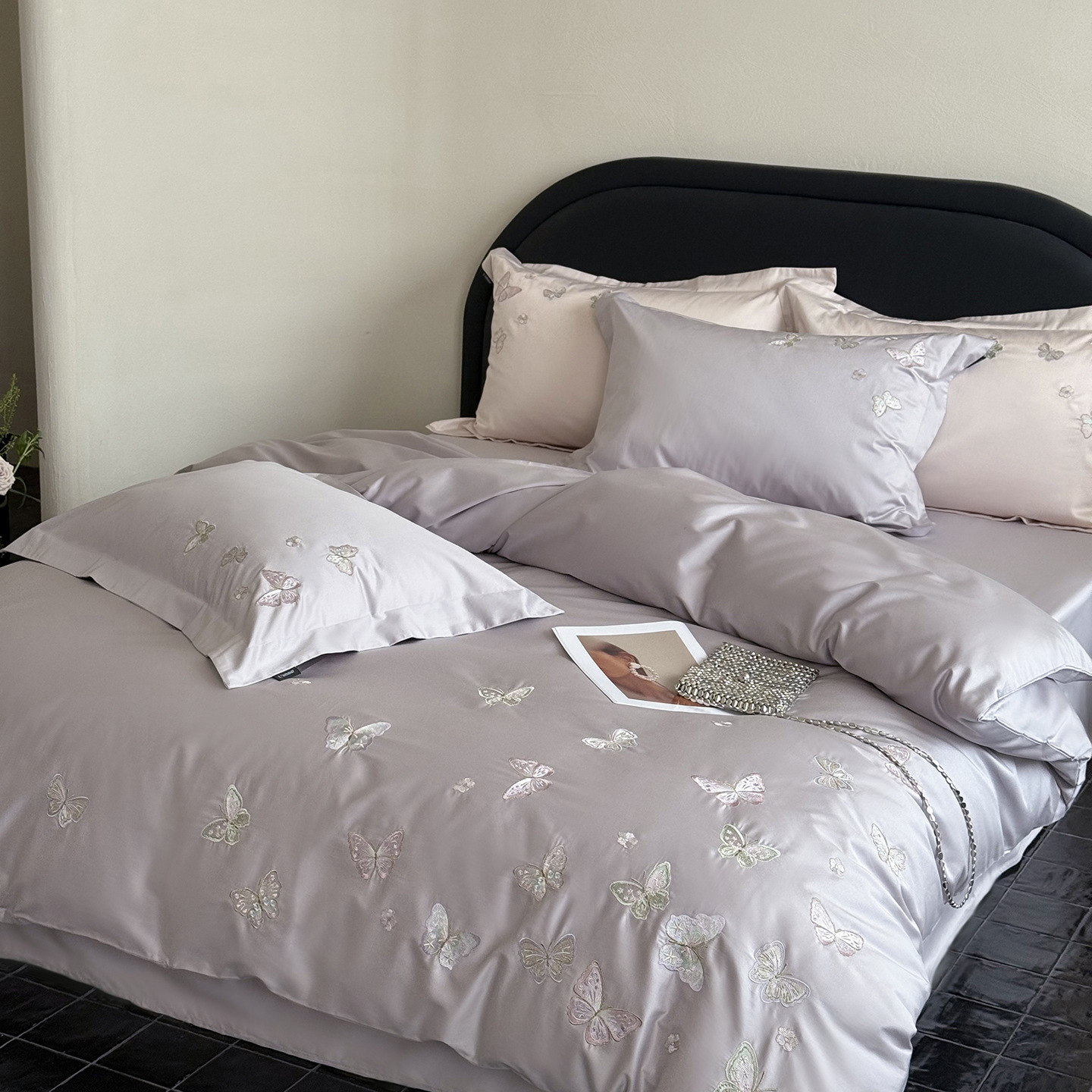 Xinjiang Long-staple Cotton All-cotton Embroidery Four-piece Set