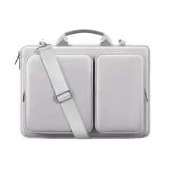 Men's Business Trip Business Office Laptop Bag - Grey - View 1