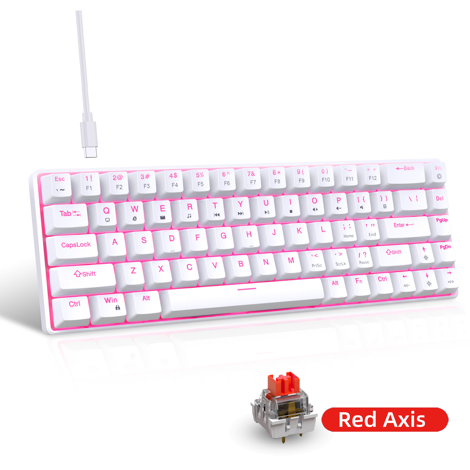 Title 13, Mechanical Gaming Keyboard Double Injection Key...