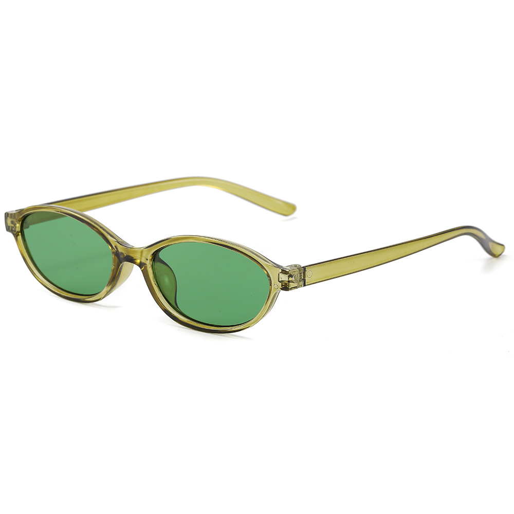Women's Oval Sunglasses With Small - Image 7