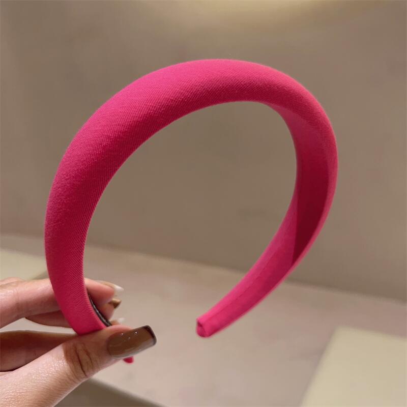 Classic Style Rose Red Sponge High Skull Top Headband - Shop at LoveMi