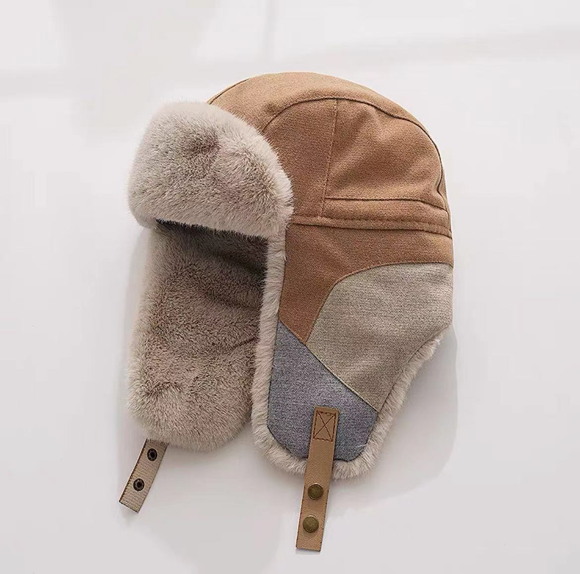 Ushanka Unisex Riding Cold-proof Fleece-lined Warm — foto 2