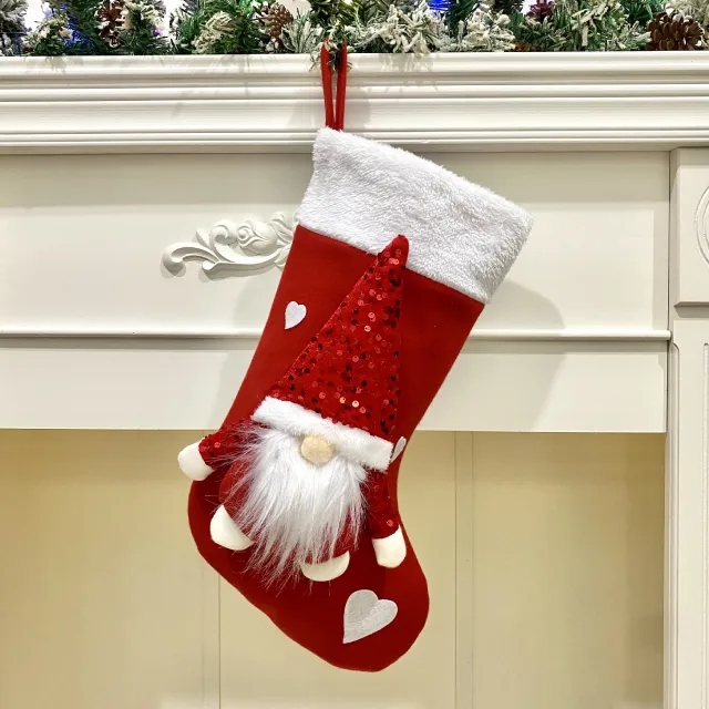 Christmas Decorations Gift Bag Christmas Sequins Faceless Doll Pendant Sn2424A - Shop at LoveMi