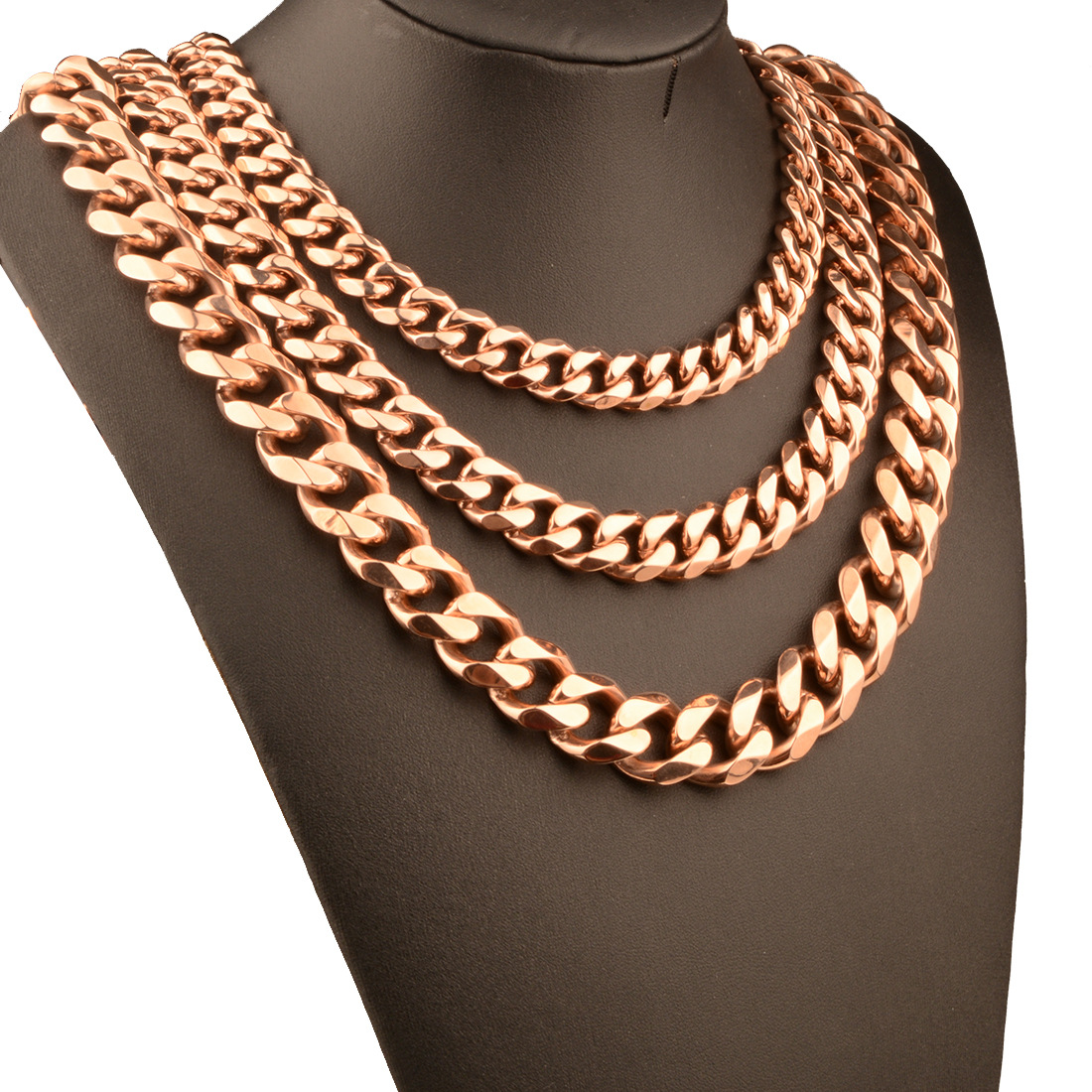 Rose Gold Stainless Steel Fashion Necklace 3
