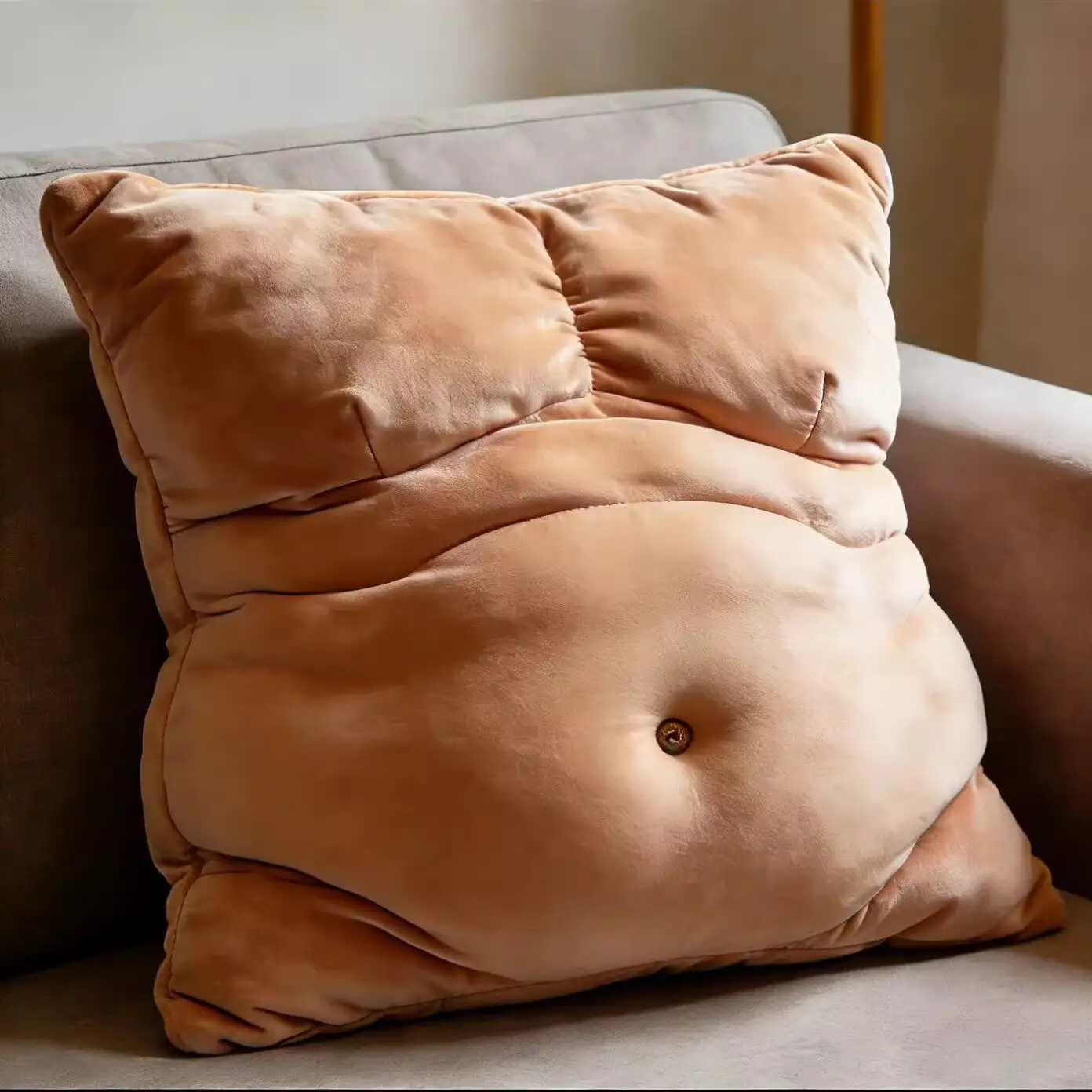 Big Belly Pillow Feels Offended Flat Sofa