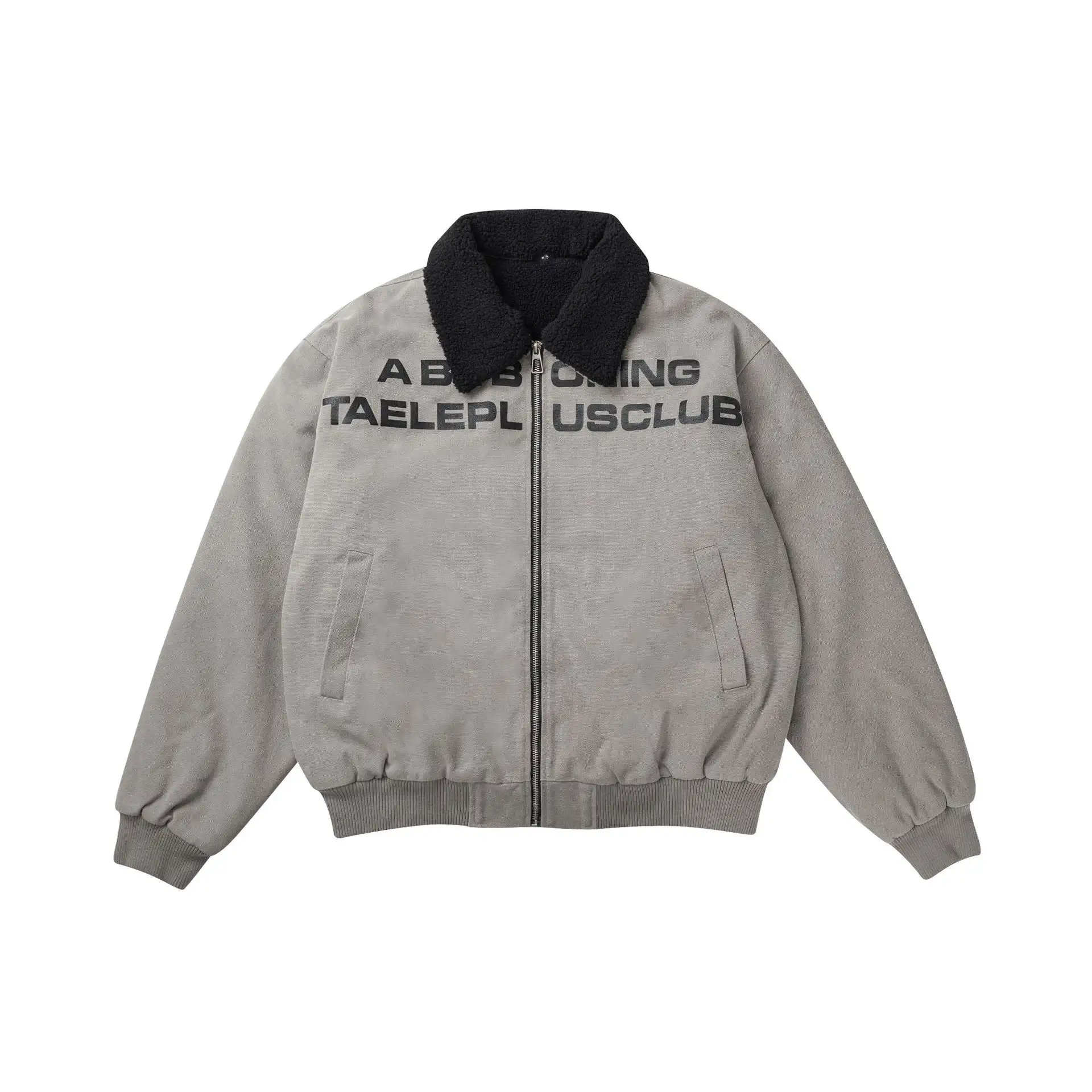 Retro Winter Lamb Men's And Women's Cotton-padded Jacket