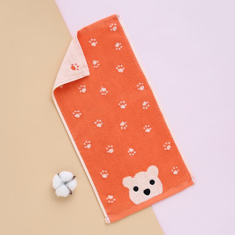 Children's Towel Home Soft Cartoon Face Towel Pure Cotton