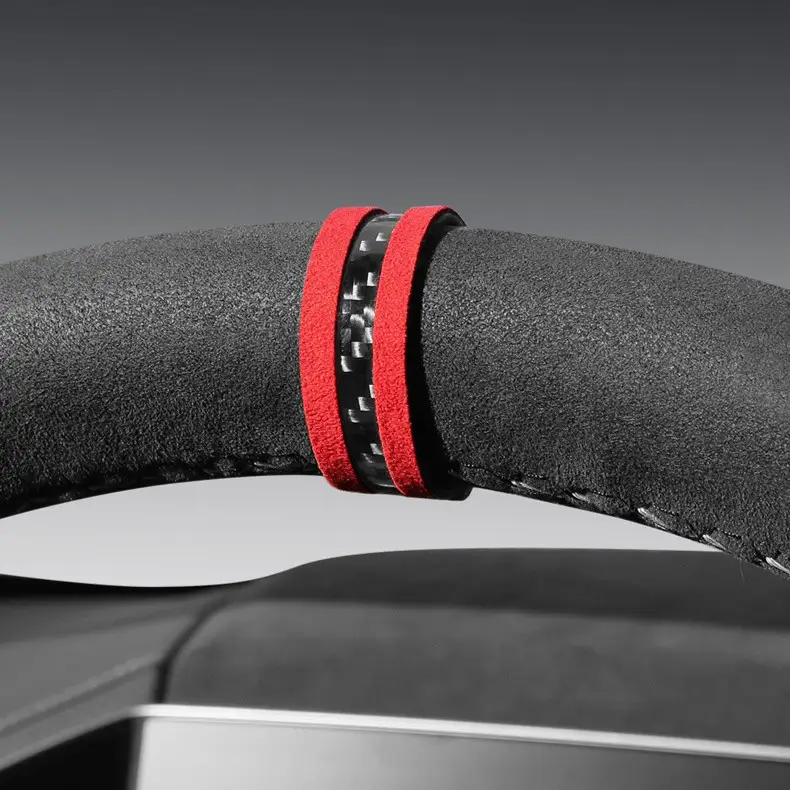 Suede Steering Wheel Back To The Front Mark